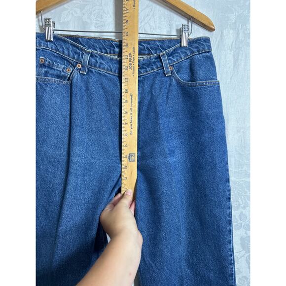 VTG Levis Jeans 512 15 Jr M Slim Fit Straight Leg 1998 Medium Wash Blue Denim - Picture 6 of 15